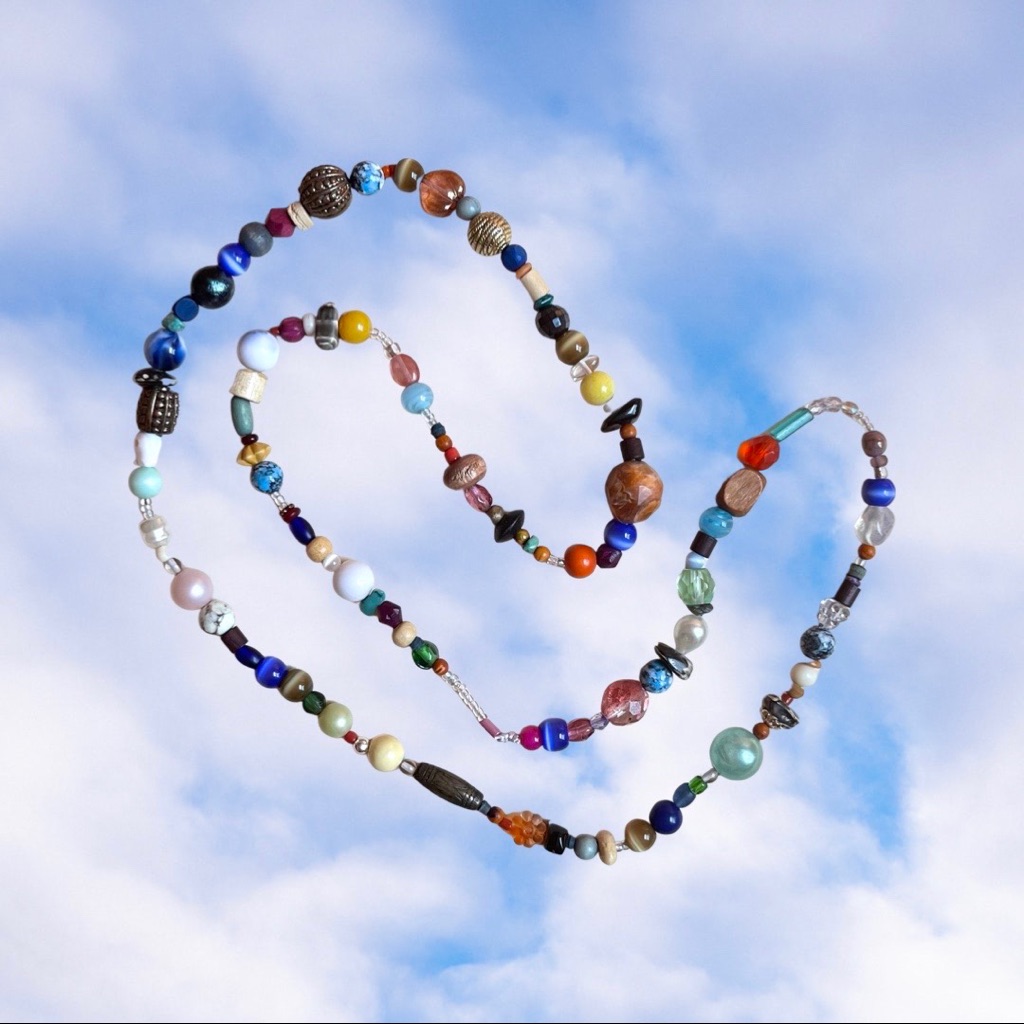 Handmade Glass Necklace | Glass Chunkies One Of A Kind Readymade Necklace